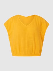 Blouseshirt van mousseline, model 'Oyobay' van American Vintage Oranje - 28