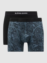 Perfect Fit Trunks aus Jersey im 2er-Pack  von Björn Borg Blau - 44