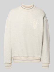Strickpullover mit Motiv-Stitching Modell 'VASO' von BLKVIS - 13