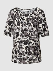 Bluse mit Allover-Muster von s.Oliver BLACK LABEL Grau - 9