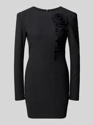 Slim Fit Minikleid mit floralem Besatz von ROTATE - 13