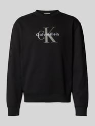 Regular fit sweatshirt met logoprint, model 'Terry' van Calvin Klein Jeans - 30