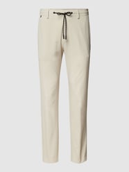 Slim Fit Jogpants mit französischen Eingrifftaschen von BOSS Beige - 40