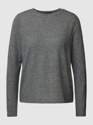 Gebreide pullover met kanten inzet, model 'MAYEA' van Only Grijs - 33