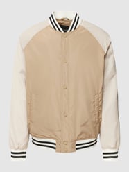 Jacke mit seitlichen Eingrifftaschen Modell 'CHRIS' von Only & Sons Beige - 18
