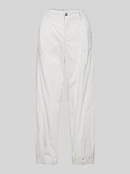 Regular Fit Hose mit Bundfalten Modell 'Kira' von MAC Beige - 38