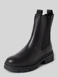 Buty chelsea z welurowej skóry bydlęcej z naturalnej skóry od Tamaris - 29