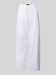 wide fit stoffen broek met opgestikte zakken van Marc Cain - 14
