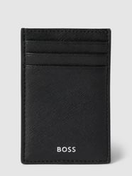 Kartenetui mit Label-Details Modell 'Zair' von BOSS Schwarz - 10