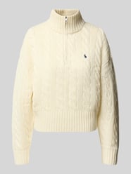 Schipperstrui van wolmix met kasjmier van Polo Ralph Lauren Beige - 47