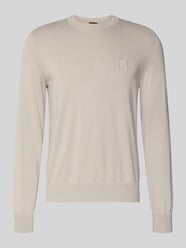 Regular Fit Pullover aus Baumwoll-Kaschmir-Mix Modell 'KANOVANO' von BOSS Orange - 3