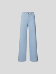 Wide Leg Jeans mit Brand-Detail von BAUM & PFERDGARTEN Blau - 8