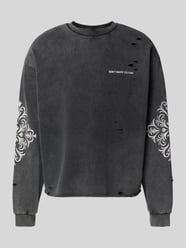 Sweatshirt in used-look, model 'Urwen' van Don´t Waste Culture - 16