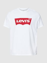 PLUS SIZE T-Shirt mit Label-Print von Levi’s® Big & Tall Weiß - 1
