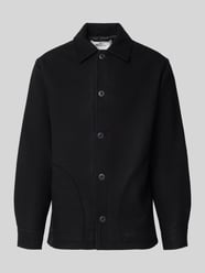 Jacke mit Umlegekragen und Knopfleiste Modell 'CAVE' von Forét - 12