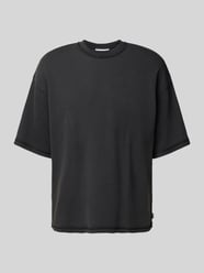 Oversized T-Shirt mit geripptem Rundhalsausschnitt von REVIEW - 16