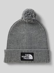 Beanie met labelpatch van The North Face Grijs / zwart - 16