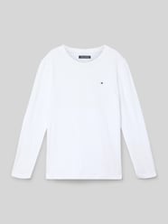 bluzka z długim rękawem z organicnej bawełny od Tommy Hilfiger Teens - 2