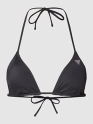 Bikini-Oberteil mit Strasssteinbesatz von Guess Schwarz - 29