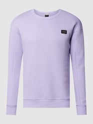 Sweatshirt mit Label-Patch von Jack & Jones Lila - 18