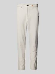 Broek met labeldetail, model 'Steve' van SAVE THE DUCK Beige - 6