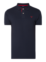 Poloshirt mit Logo-Stickerei  von Gant Blau - 21