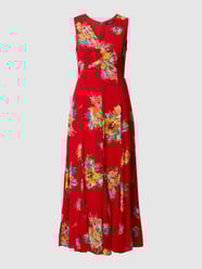 Midikleid mit Allover-Muster von Lauren Ralph Lauren Rot - 21