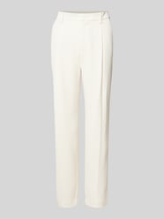 Regular Fit Bundfaltenhose mit Gürtelschlaufen Modell 'Calla' von MAC Beige - 6