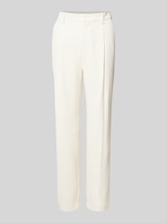 Regular Fit Bundfaltenhose mit Gürtelschlaufen Modell 'Calla' von MAC Beige - 35