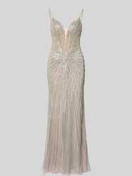 Abendkleid mit Allover-Ziersteinbesatz von Hey Kyla - 40