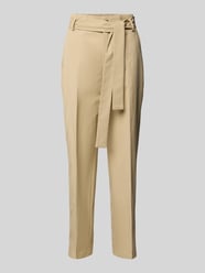 Straight Leg Stoffhose mit Bindegürtel Modell 'SAFARI' von Liu Jo White Beige - 37