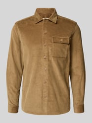 Regular fit vrijetijdsoverhemd met borstzak van Blend Beige - 20