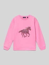 Sweatshirt mit Motiv-Print von Blue Seven - 30
