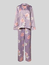 Piżama z kołnierzem z połami od Lauren Ralph Lauren - 45