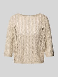 Relaxed Fit Strickpullover mit Paillettenbesatz von s.Oliver BLACK LABEL Beige - 11