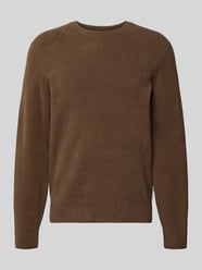 Regular fit pullover met katoen van Marc O'Polo Denim Beige - 12