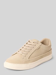 Sneaker aus Leder mit Label-Detail von PS Poelman Beige - 22