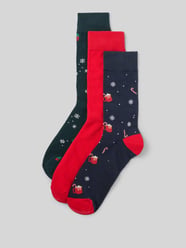 Socken mit Weihnachtsmotiv im 3er-Pack von JACK & JONES - 33