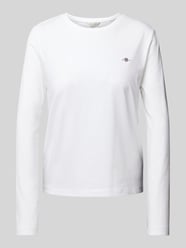 Longsleeve mit Label-Stitching von Gant Weiß - 29