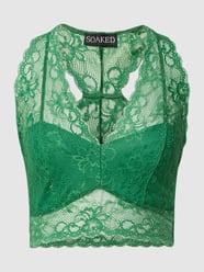 Bralette mit Spitzenbesatz Modell 'DOLLY' von Soaked in Luxury Grün - 23