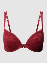 BH mit Spitzenbesatz Modell 'Clarice' von s.Oliver RED LABEL Bordeaux - 3