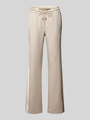 Sweatpants mit elastischem Bund und Tunnelzug von Marc Cain Beige - 48