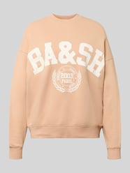 Sweatshirt mit Label-Print Modell 'BENJAMIN' von ba&sh Pink - 22