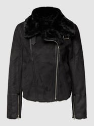 Jacke im Biker-Look von Taifun Grau / Schwarz - 29