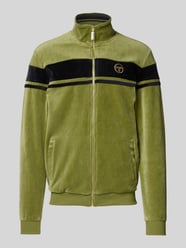 Sweatjacke mit Stehkragen und Label-Stitching Modell 'DAMARINDO' von SERGIO TACCHINI - 7