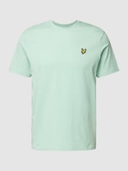 T-shirt met labelstitching van Lyle & Scott Groen - 30
