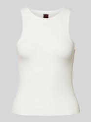 Tanktop met geribde ronde hals van Stefanel - 18