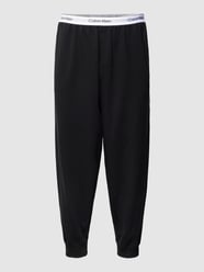 PLUS SIZE Sweatpants mit Logo-Bund Modell 'Jogger' von Calvin Klein Underwear Plus Schwarz - 26