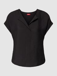 Blusenshirt aus Viskose-Mix mit V-Ausschnitt von Esprit Collection Schwarz - 33