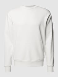 Sweatshirt mit Känguru-Tasche von Stylebop Weiß - 21